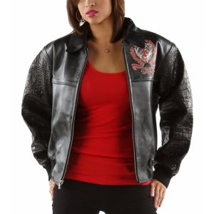 Pelle Pelle Women Black Reign Supreme MB 1978 Leather Jacket