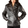 Pelle Pelle Women Black Sienna Biker Jacket