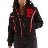 Pelle Pelle Women Black Varsity Jacket