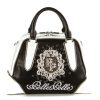 Pelle Pelle Women Black & White Studded Handbag