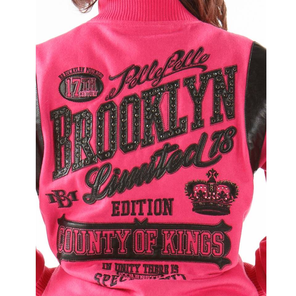 Pelle Pelle Women Brooklyn Limited Edition MB Pink Wool Jacket