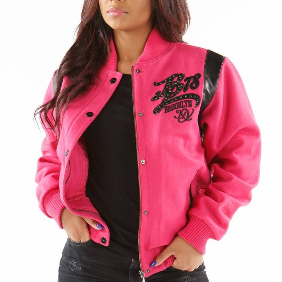Pelle Pelle Women Brooklyn Limited Edition Pink Wool Jacket
