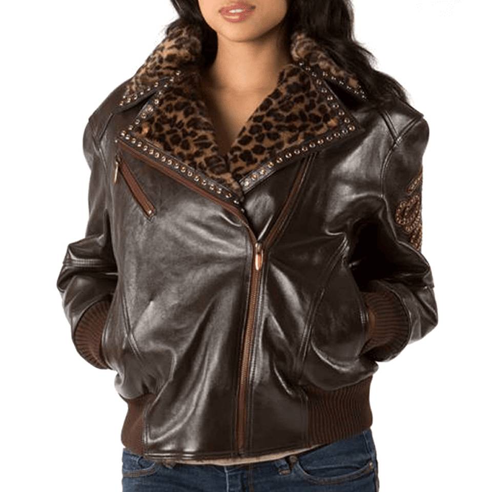 Pelle Pelle Women Dark Brown Biker Jacket