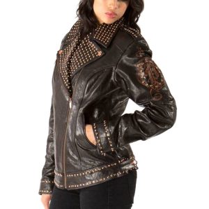 Pelle Pelle Women Dark Brown Sienna Biker Jacket