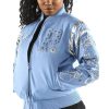 Pelle Pelle Women Eclipse Varsity Sky Blue Wool Jacket
