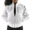 Pelle Pelle Women Eclipse Varsity White Jacket