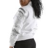 Pelle Pelle Women Eclipse Varsity White Wool Jacket