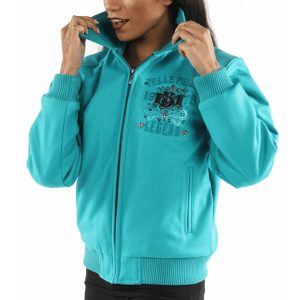 Pelle Pelle Women Live Like a Queen 1978 MB Turquoise Jacket