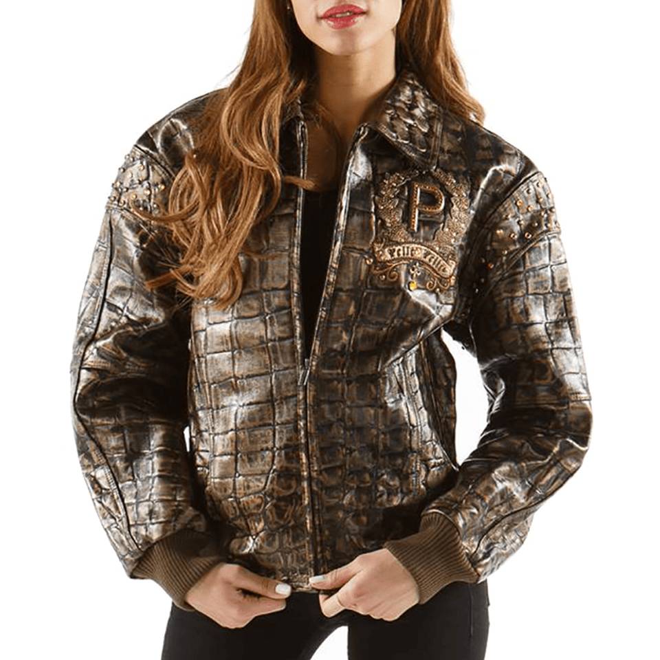 Pelle Pelle Women Live Like a Queen Dark Brown Jacket