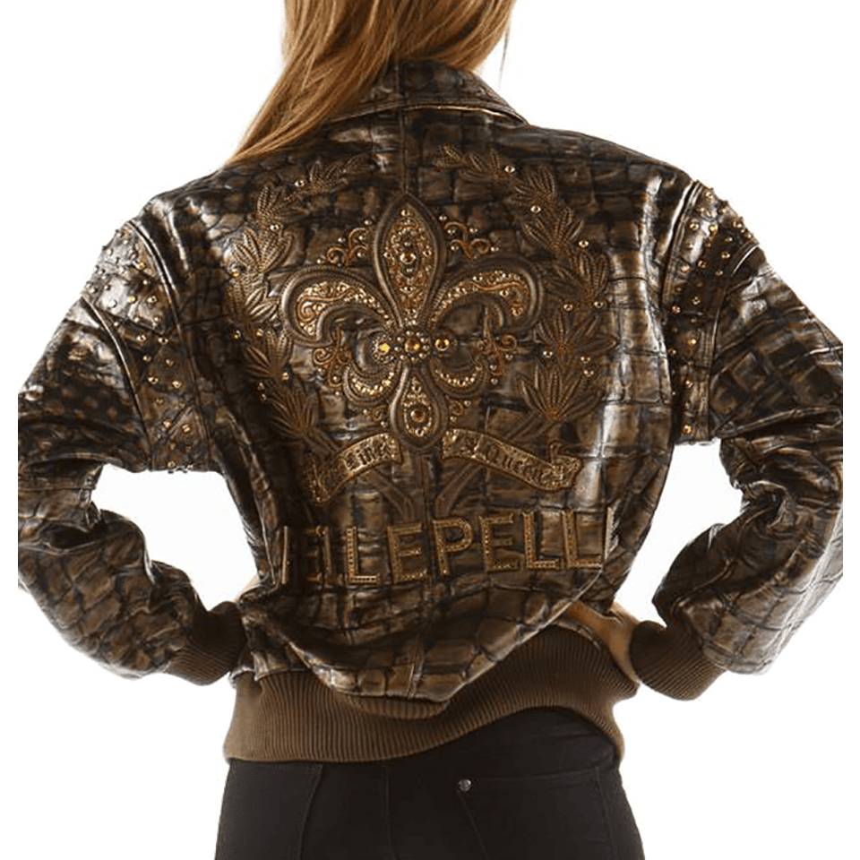 Pelle Pelle Women Live Like a Queen Dark Brown Leather Jacket