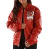 Pelle Pelle Women Live Like a Queen Red Jacket