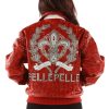 Pelle Pelle Women Live Like a Queen Red Leather Jacket