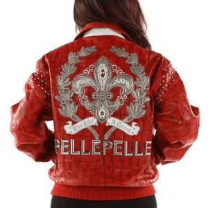 Pelle Pelle Women Live Like a Queen Red Leather Jacket