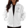 Pelle Pelle Women Live Like a Queen White Jacket
