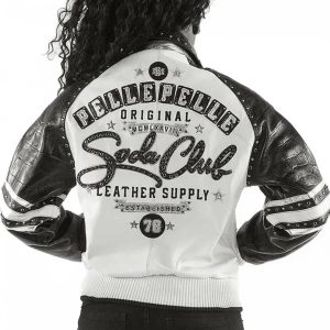 Pelle Pelle Women MB 1978 Original Soda Club White Leather Jacket