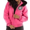 Pelle Pelle Women MB Crest Pink Fur Hood Jacket
