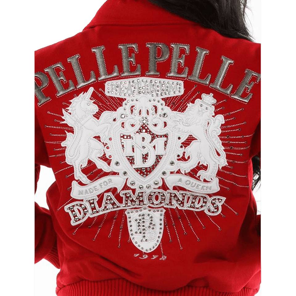 Pelle Pelle Women Made For a Queen Red Wool Jacket