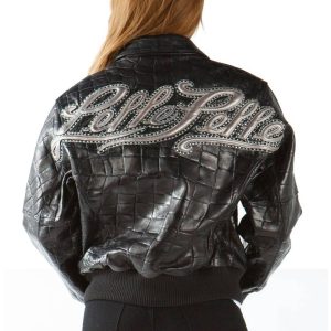 Pelle Pelle Women Neoprene Logo Black Jacket