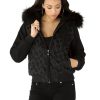 Pelle Pelle Women Panther Anniversary Black Fur Hood Jacket