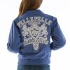 Pelle Pelle Women Platinum & Diamonds MB 1978 Blue Wool Jacket