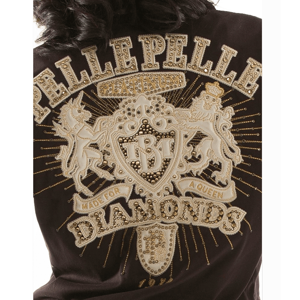 Pelle Pelle Women Platinum & Diamonds MB 1978 Brown Wool Jacket