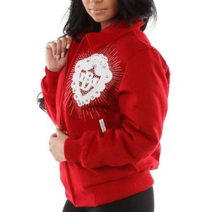 Pelle Pelle Women Platinum & Diamonds MB 1978 Red Jacket