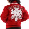 Pelle Pelle Women Platinum & Diamonds MB 1978 Red Wool Jacket