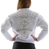 Pelle Pelle Women Platinum & Diamonds MB 1978 White Jacket