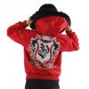 Pelle Pelle Women Prestige Red Fur Hood Wool Jacket