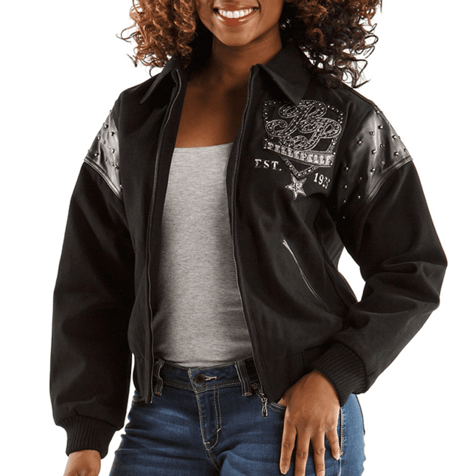 Pelle Pelle Women Queen Of Thrones 1978 Black Jacket
