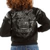 Pelle Pelle Women Queen Of Thrones 1978 Black Wool Jacket
