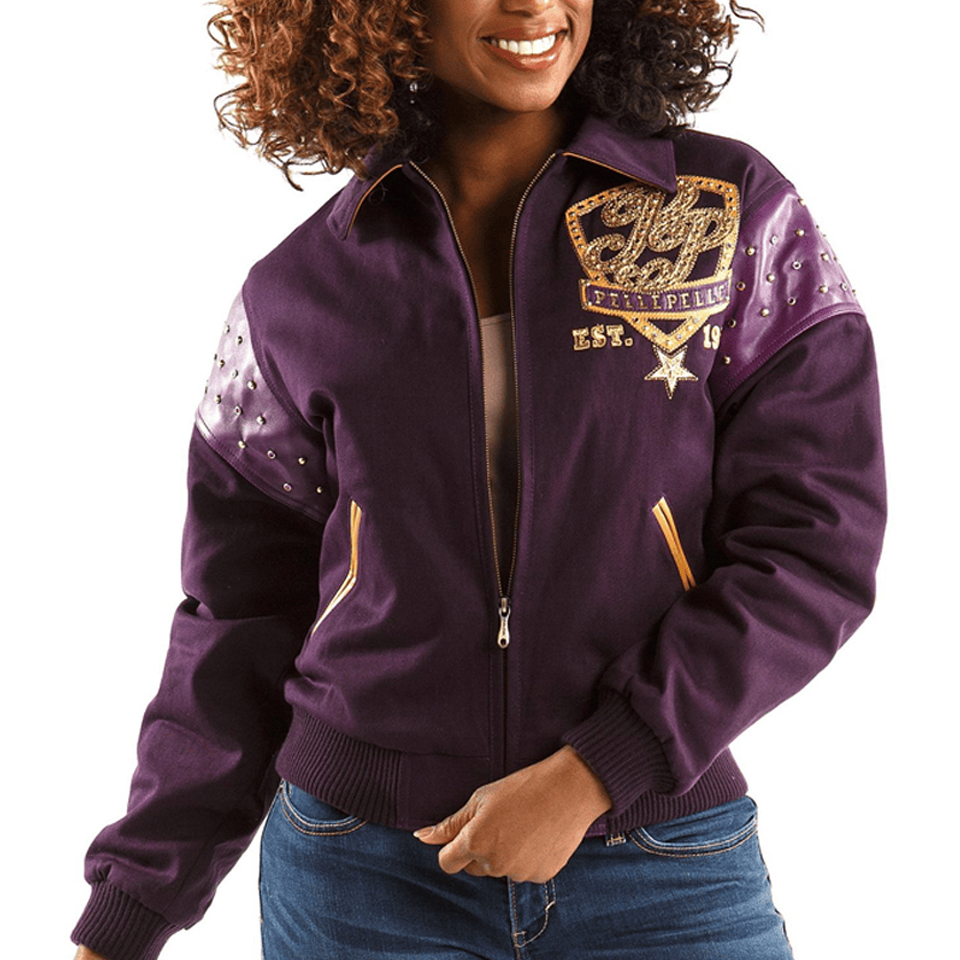 Pelle Pelle Women Queen Of Thrones 1978 Purple Jacket