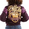 Pelle Pelle Women Queen Of Thrones 1978 Purple Wool Jacket