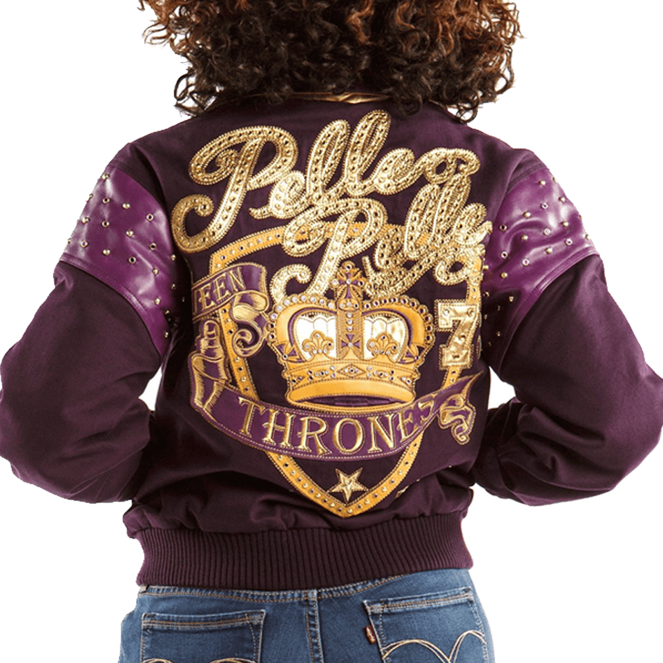 Pelle Pelle Women Queen Of Thrones 1978 Purple Wool Jacket