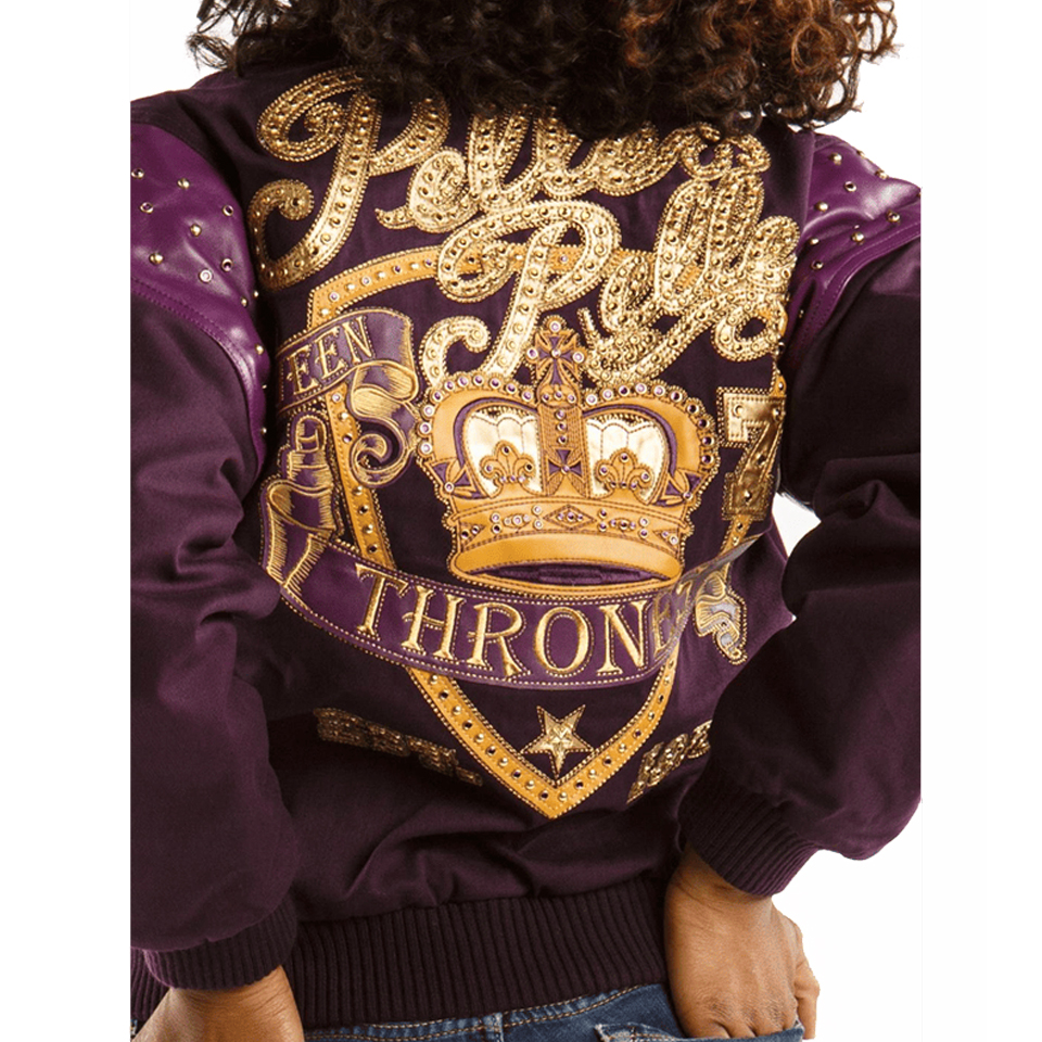 Pelle Pelle Women Queen Of Thrones Purple Wool Jacket