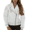 Pelle Pelle Women Rebel Soul White Jacket