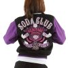 Pelle Pelle Women Soda Club MB Heritage Series Black Wool Jacket