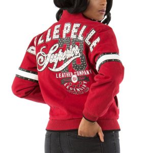Pelle Pelle Women Superior MB 1978 Legendary Red Wool Jacket