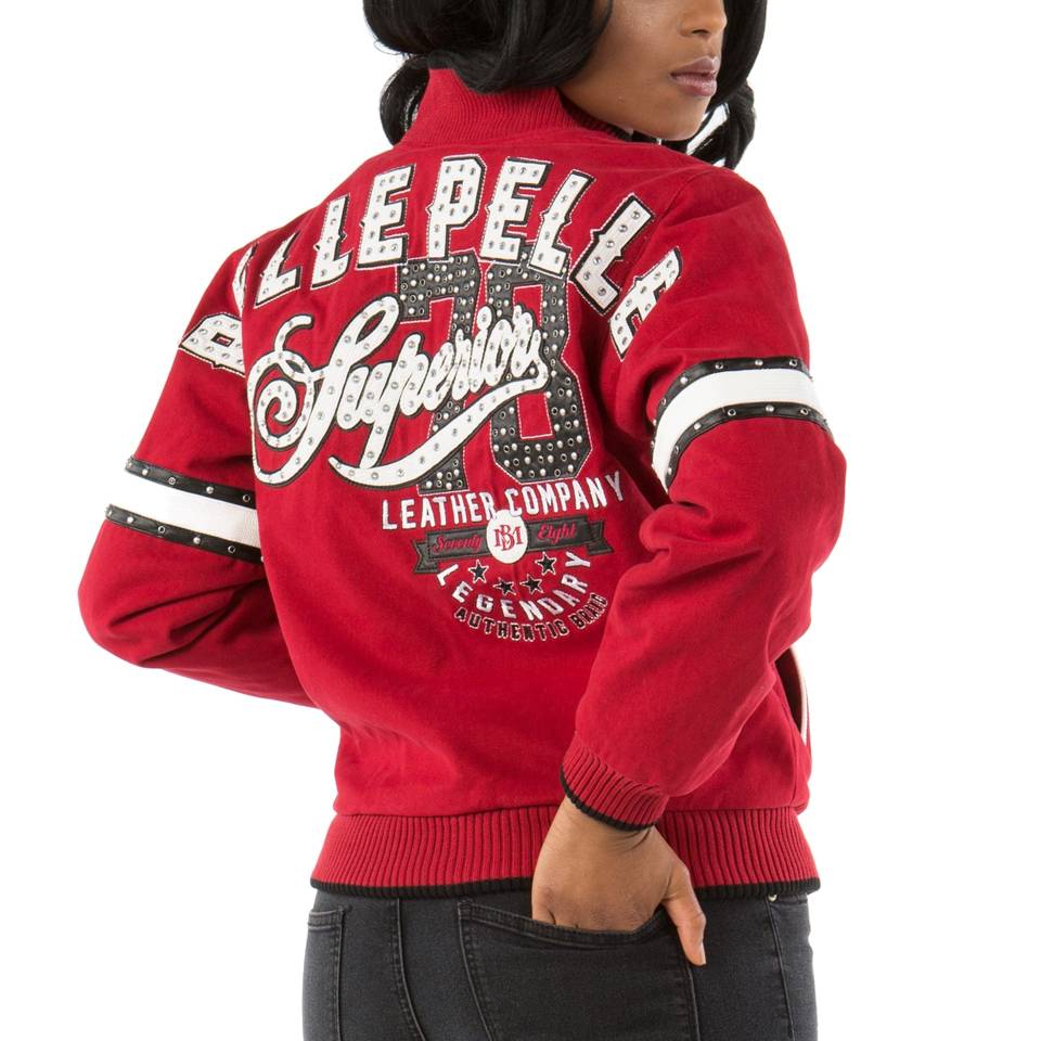 Pelle Pelle Women Superior MB 1978 Legendary Red Wool Jacket
