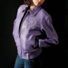 Pelle Pelle Women Triple Crest Purple Ghost Jacket