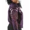 Pelle Pelle Women Varsity Purple Jacket