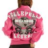 Pelle Pelle Women World Famous 1978 Pink Leather Jacket