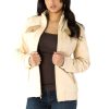 Pelle Pelle Women Yoke Cream Jacket
