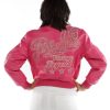Pelle Pelle Women's 78 Vintage Legend Varsity Pink Jacket