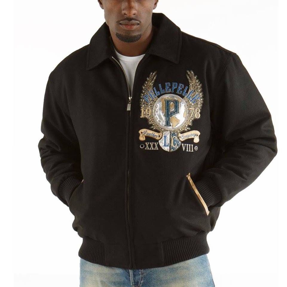 Pelle Pelle World Famous 1978 Black Jacket