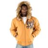 Pelle Pelle World Famous 1978 Fur Hood Yellow Jacket