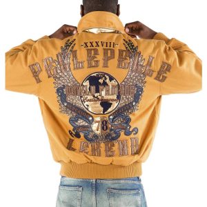 Pelle Pelle World Famous 1978 Yellow Wool Jacket