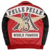 Pelle Pelle World Famous Legend MB Studded Red Real Leather Jacket