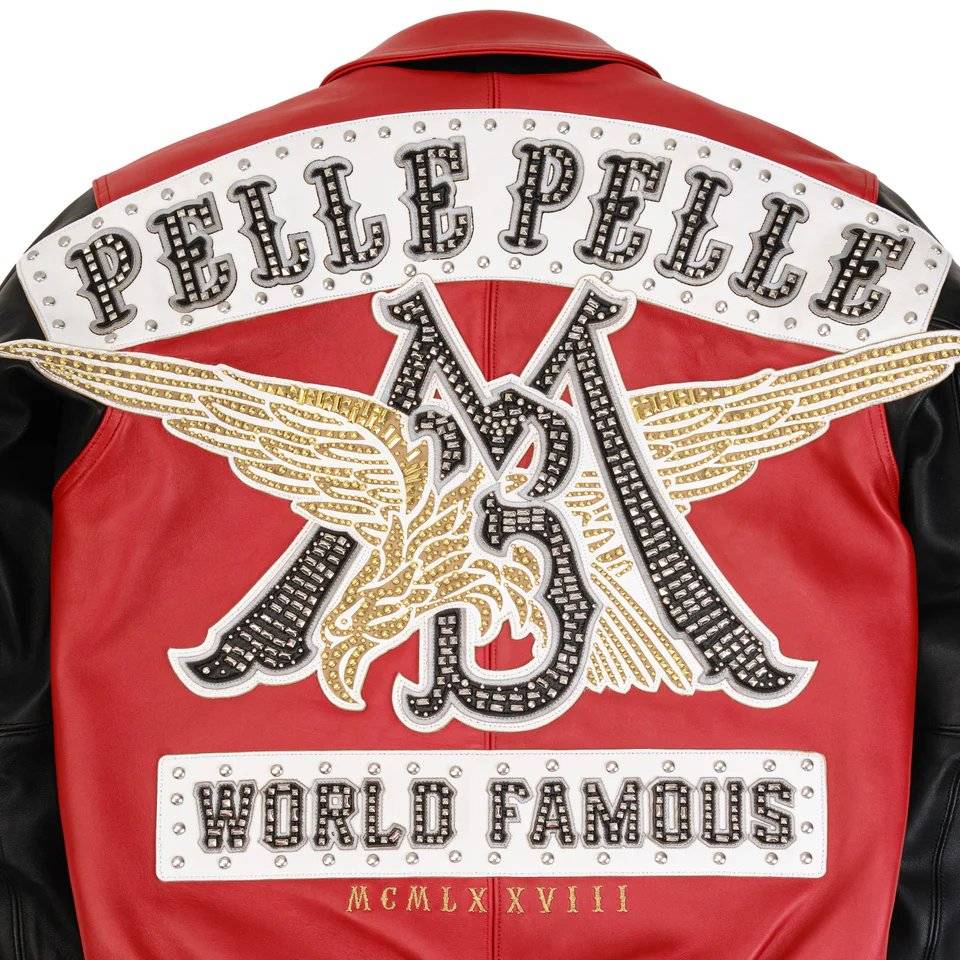 Pelle Pelle World Famous Legend Red Genuine Leather Jacket