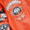 Pelle Pelle World Famous MB 1978 Orange Studded Jacket